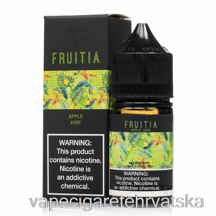 Vape Hrvatska Jabuka Kivi - Fruitia Soli - 30ml 35mg